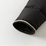 Dave&Bella Kids Girls Winter Elegant Black Outwear Windproof White Duck Down Coats