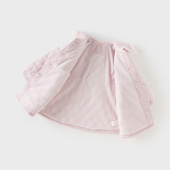 Dave&Bella Toddler Girls Winter Sweet Purple/Beige Outwear Padded Coats