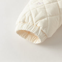 Dave&Bella Toddler Girls Winter Sweet Purple/Beige Outwear Padded Coats