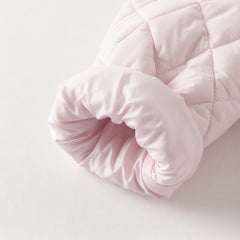 Dave&Bella Toddler Girls Winter Sweet Purple/Beige Outwear Padded Coats