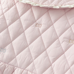 Dave&Bella Toddler Girls Winter Sweet Purple/Beige Outwear Padded Coats