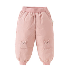 Dave&Bella Toddler Girls/Boys Winter Cute Animal-style Windproof Cozy Down Pants