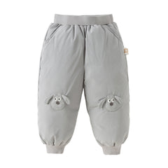 Dave&Bella Toddler Girls/Boys Winter Cute Animal-style Windproof Cozy Down Pants