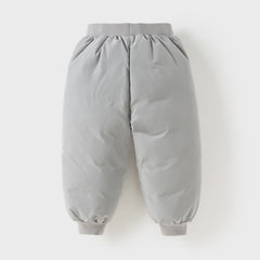 Dave&Bella Toddler Girls/Boys Winter Cute Animal-style Windproof Cozy Down Pants