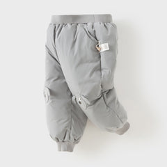 Dave&Bella Toddler Girls/Boys Winter Cute Animal-style Windproof Cozy Down Pants