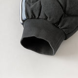 Dave&Bella Toddler Boys Winter Versatile Grey Adjustable-waistband Loose Down Pants