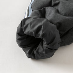 Dave&Bella Toddler Boys Winter Versatile Grey Adjustable-waistband Loose Down Pants