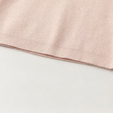 Dave&Bella Kids Girls Elegant Plush Turtle Beige/Grey Pink Pullover Sweaters Tops