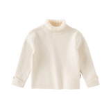 Dave&Bella Kids Girls Elegant Plush Turtle Beige/Grey Pink Pullover Sweaters Tops
