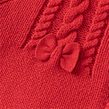 Dave&Bella Toddler Girls Festival Red Long-sleeved Hooded Warm Plush-lined Coats
