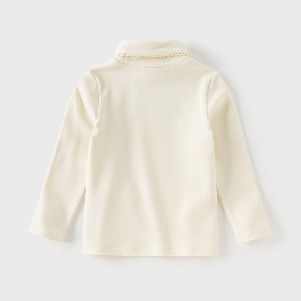 Dave&Bella Kids Girls Stylish Soft Half Turtleneck T-shirts Tops