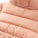 Dave&Bella Toddler Girls Winter Cute Pink Soft Fur-trim Outwear Hooded Down Coats
