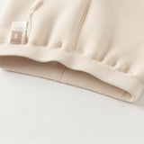Dave&Bella Toddler Girls Cute Apricot/Grey Purple Soft Plush-lined Leggings