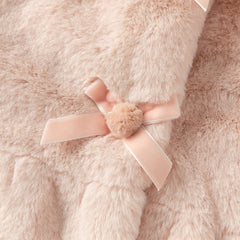 Dave&Bella Toddler Girls Winter Elegant Grey Pink Turtle Outwear Windproof Coats