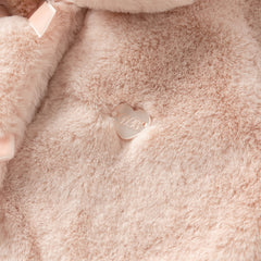 Dave&Bella Toddler Girls Winter Elegant Grey Pink Turtle Outwear Windproof Coats