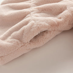 Dave&Bella Toddler Girls Winter Elegant Grey Pink Turtle Outwear Windproof Coats