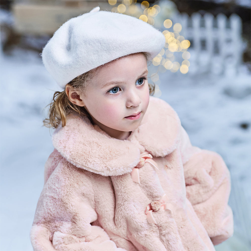 Dave&Bella Toddler Girls Elegant Grey Pink Turtle Outwear Windproof Coats