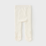 Dave&Bella Toddler Girls Versatile White/Grey Warm Plush-lined Footed Tights Leggings