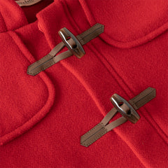 Dave&Bella Toddler Girls Charming Red Warm Padded Outwear Hooded Coats