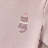 Dave&Bella Kids Girls/Boys Cotton Apricot/Purple Pink Breathable Pajamas