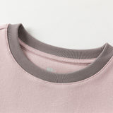 Dave&Bella Kids Girls/Boys Cotton Apricot/Purple Pink Breathable Pajamas
