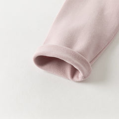 Dave&Bella Kids Girls/Boys Autumn Cotton Apricot/Purple Pink Breathable Pajamas Sets