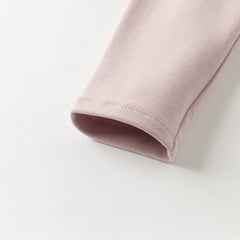 Dave&Bella Kids Girls/Boys Autumn Cotton Apricot/Purple Pink Breathable Pajamas Sets