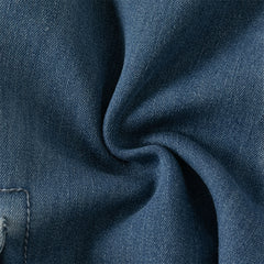 Dave&Bella Toddler Boys Autumn Cool Denim Blue Cargo Jeans Pants