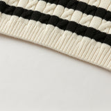 Dave&Bella Kids Boys Casual Beige Knit Pullover Sweater Tops