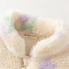 Dave&Bella Toddler Girls/Boys Multi-color&print Turtle Plush Outwear Jackets