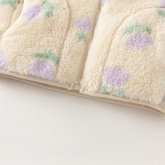 Dave&Bella Toddler Girls/Boys Multi-color&print Turtle Plush Outwear Jackets