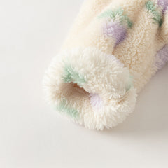 Dave&Bella Toddler Girls/Boys Multi-color&print Turtle Plush Outwear Jackets