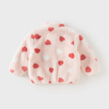 Dave&Bella Toddler Girls/Boys Multi-color&print Turtle Plush Outwear Jackets