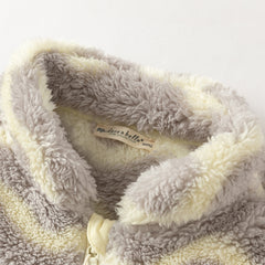 Dave&Bella Toddler Girls/Boys Multi-color&print Turtle Plush Outwear Jackets