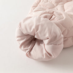 Dave&Bella Toddler Girls Versatile Grey Pink/Navy Blue Cozy Padded Drawstring Pants