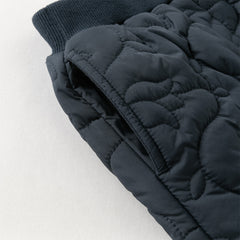 Dave&Bella Toddler Girls Versatile Grey Pink/Navy Blue Cozy Padded Drawstring Pants