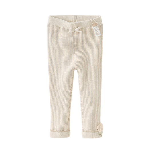 Dave&Bella Toddler Girls Winter Cute Plush-lined Leggings Pants