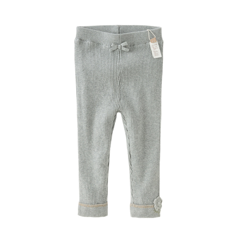 Dave&Bella Toddler Girls Winter Cute Plush-lined Leggings Pants