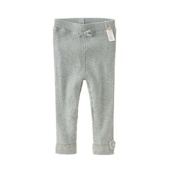Dave&Bella Toddler Girls Winter Cute Plush-lined Leggings Pants