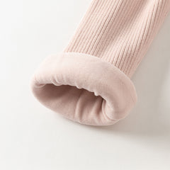 Dave&Bella Toddler Girls Winter Cute Plush-lined Leggings Pants