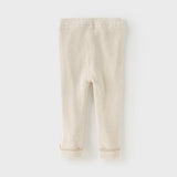 Dave&Bella Toddler Girls Cute Plush-lined Leggings