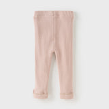 Dave&Bella Toddler Girls Cute Plush-lined Leggings