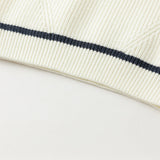 Dave&Bella Kids Girls Sweet Striped Turtle Long-sleeved Pullover Sweaters