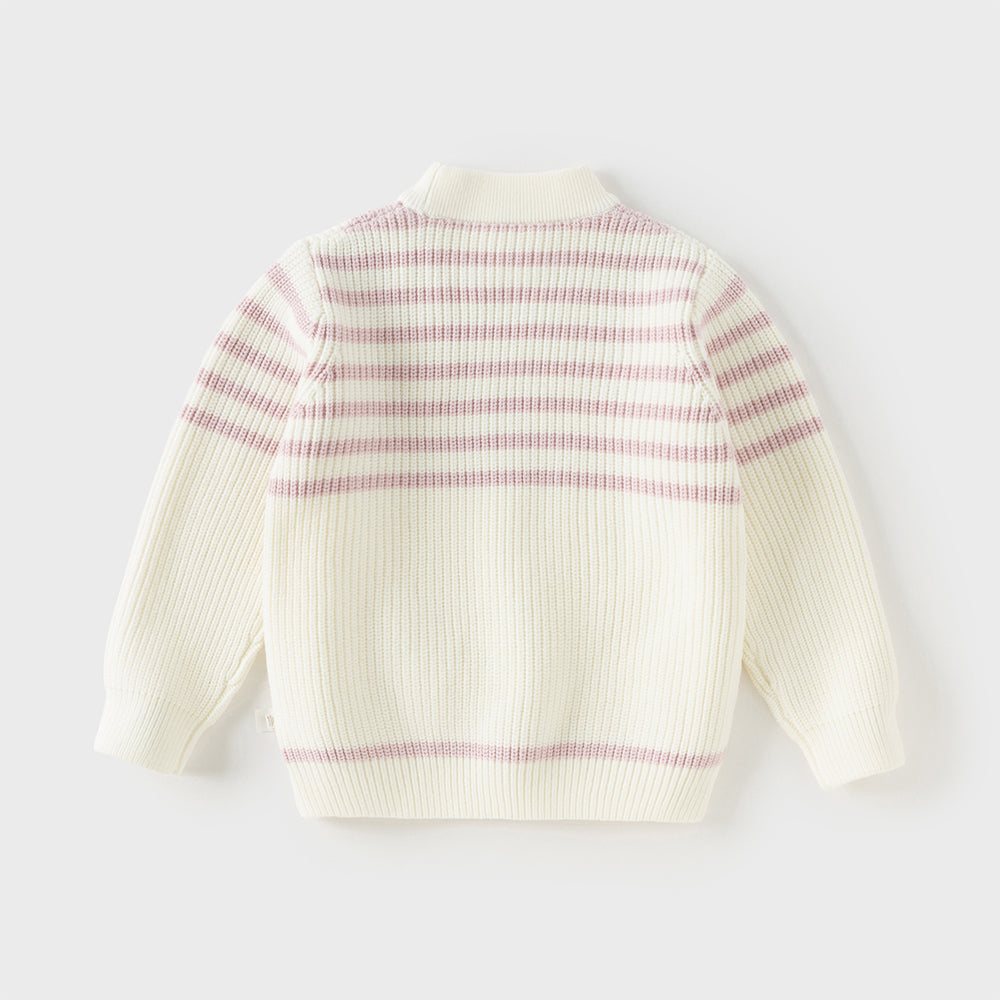 Dave&Bella Kids Girls Sweet Striped Turtle Long-sleeved Pullover Sweaters