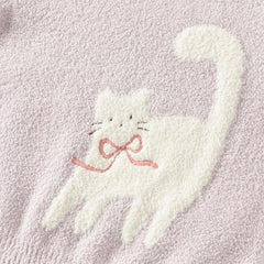 Dave&Bella Toddler Girls/Boys Autumn&Winter Cartoon Print Soft Chenille Sweater Tops