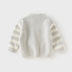 Dave&Bella Toddler Girls/Boys Autumn Turtle Chenille Knit Soft Sweaters Tops