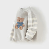 Dave&Bella Toddler Girls/Boys Soft Cute Animal Jacquard Chenille Sweater Tops