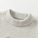 Dave&Bella Toddler Girls/Boys Soft Cute Animal Jacquard Chenille Sweater Tops