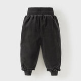 Dave&Bella Toddler Girls Winter Dark Grey Outwear Warm Loose Down Pants