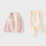 Dave&Bella Toddler Girls/Boys Indoor Cartoon Print  Soft Padded Pajamas